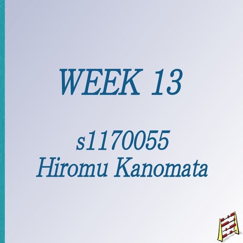 Week13