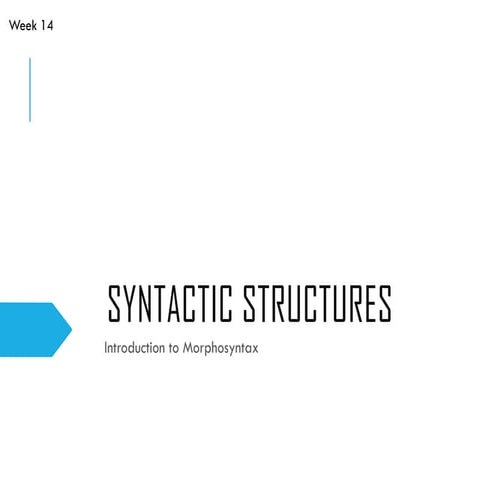 Structures of modification | PPTX