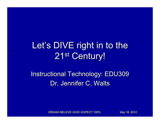 Week1 EDU309