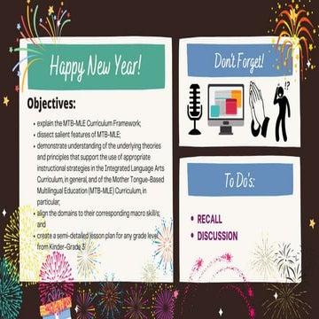 MOTHER TONGUE-BASED MULTILINGUAL EDUCATION: DOMAINS & CONTENT STANDARDS (PHIL...