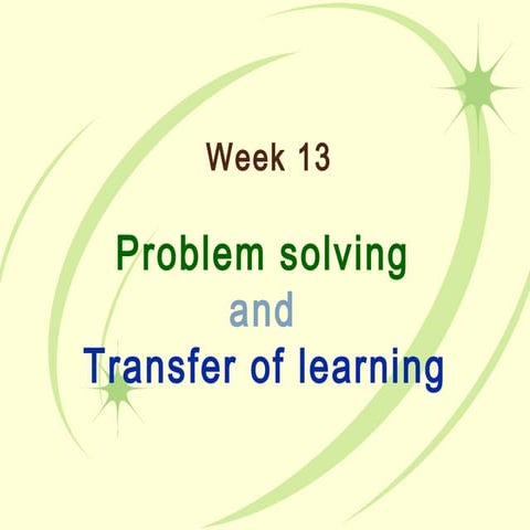 Week 13 Problem Solving | PPT