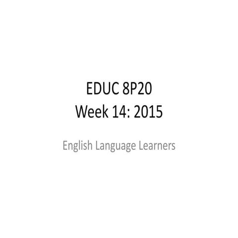 Week 14   ell - 2014-15