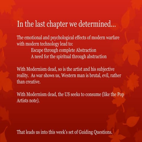 Week 14.postmodernism