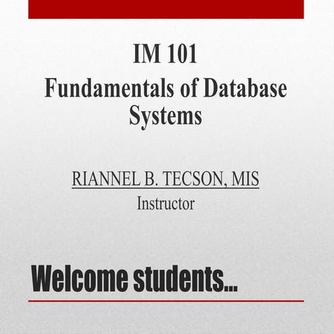 Week 1 and 2 Getting started with DBMS.pptx
