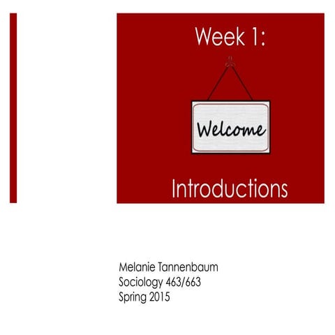 SOC 463/663 (Social Psych of Education) - Intro & Theories