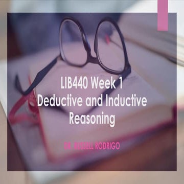 LIB440 Week 1 Reasoning