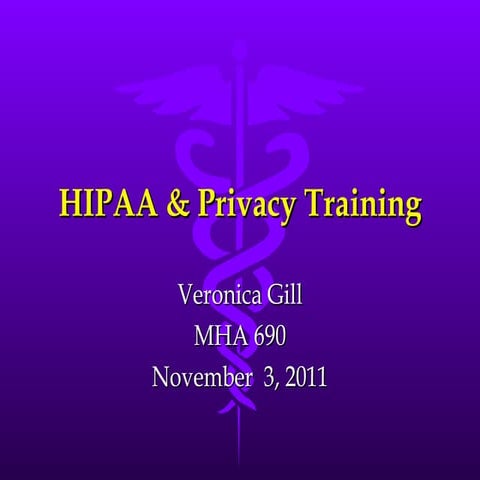Week 1 discussion 2 hipaa and privacy training