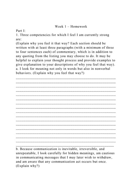 Week 1 – HomeworkPart I .docx