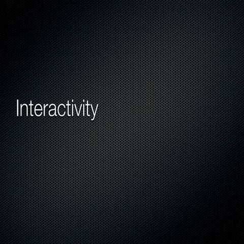 Week1 Interactivity
