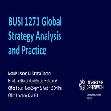 Week 1 Lecture Slides Strategy, Analysis and Practice