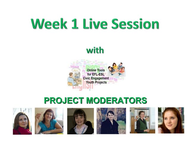 Week 1 live session (Civic Engagement EVO)