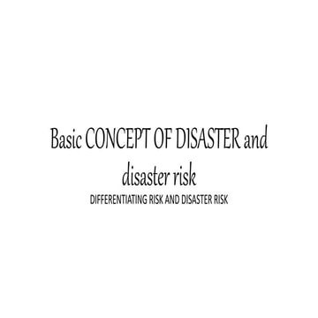 DRRR lesson 1 Basic Concept of Disaster.pptx