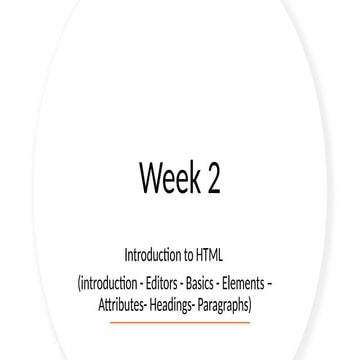 Html notes | PDF