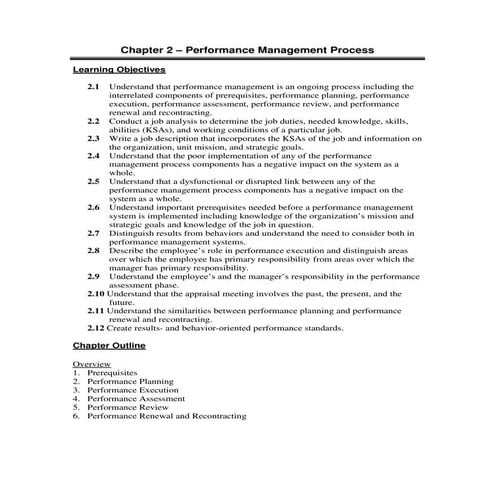 Performance Management - Herman Augnis 