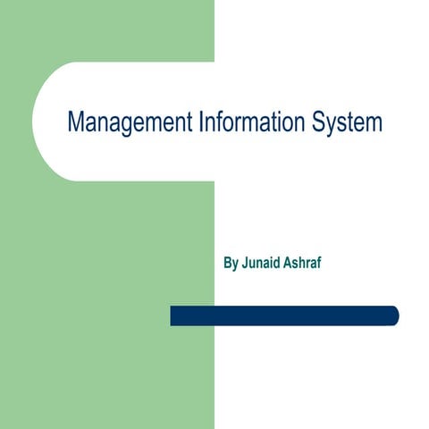 Management Information System