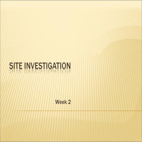 Week 2   geophysical survey