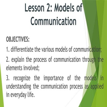 Understanding Communication Models: Linear, Interactive, and ...