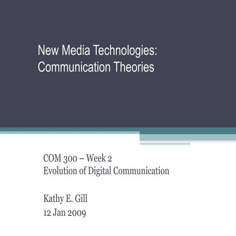 COM300 - Week 2, Monday