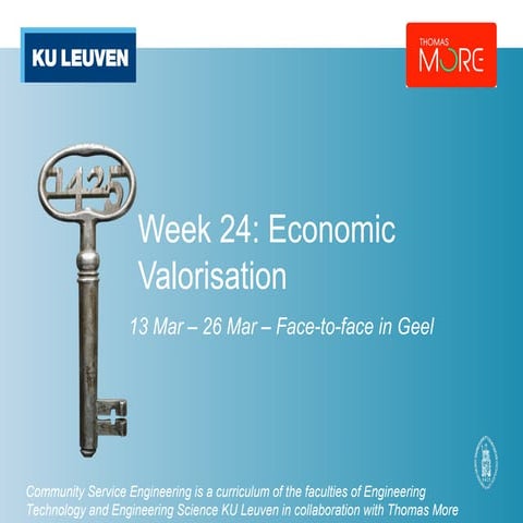 Week 24   economic valorisation