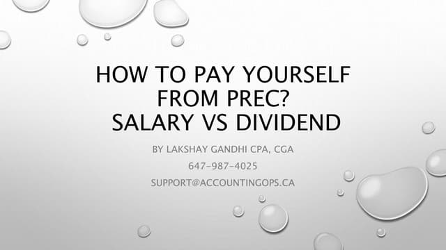 How To Pay Yourself A Salary From Your Business