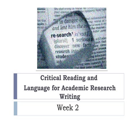 LE 4000 Week2b pptslides  language for research and critical reading feb2014