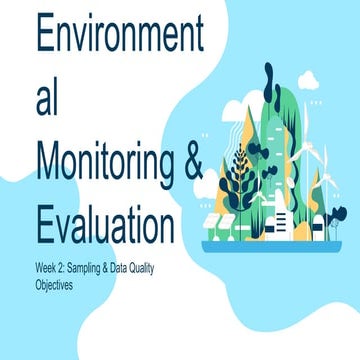 Week 2 Environmental Monitoring_Sampling & Data Quality Objectives.pptx