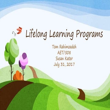 Week 2 lifelong learning programs (2)