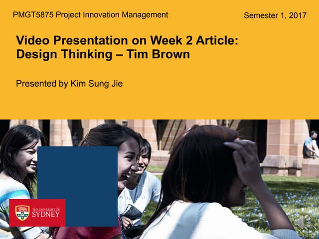 Presentation on design thinking