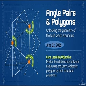 Understanding Polygon Classification and Angle Relationships in ...