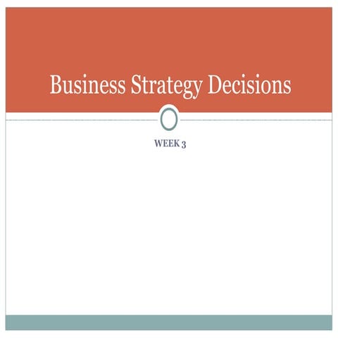 Week 3: Marketing and Entrepreneurship