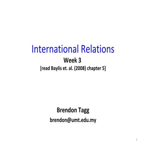 international relation 