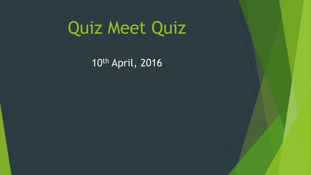 Quiz Meet Quiz