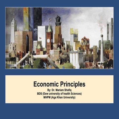 health economics week 3 presentation of health