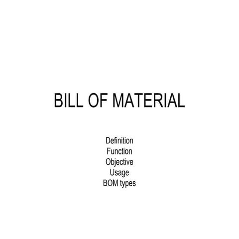 Week3-Bill of Material.pptx