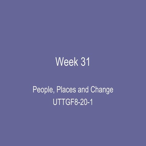 Week 31