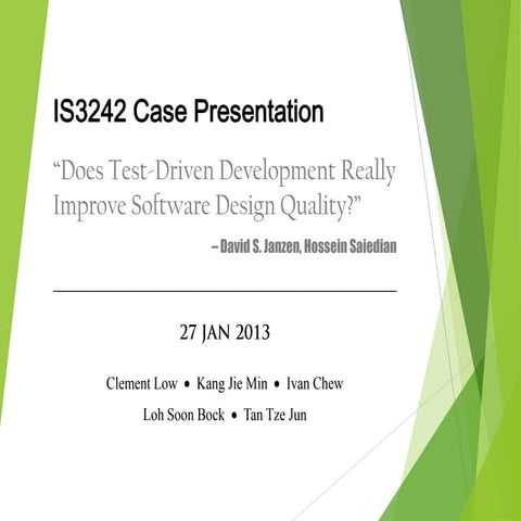 IS3242 Case Presentation
