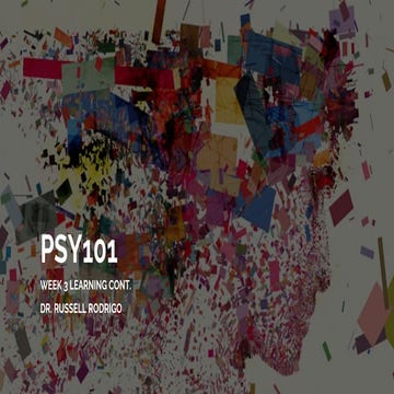 Week 3 learning cont.