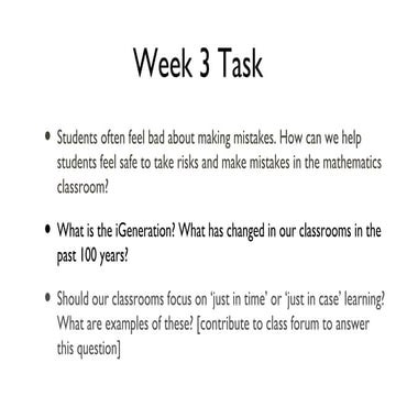 Week 3 online task