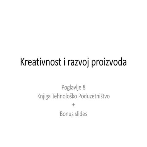 Kreativnost i razvoj proizvoda  prosireno za objavu pdf