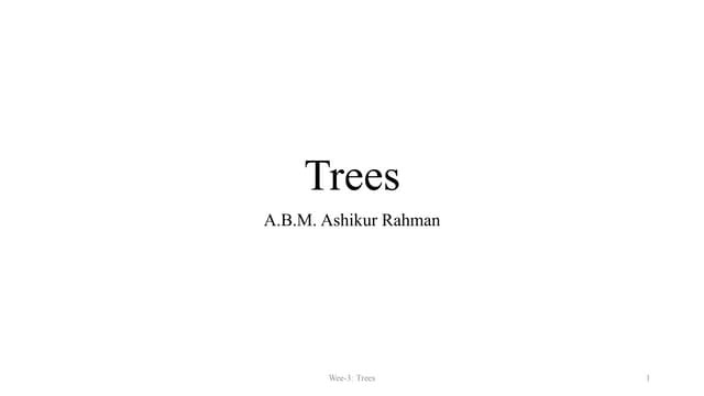 Graph Theory: Trees
