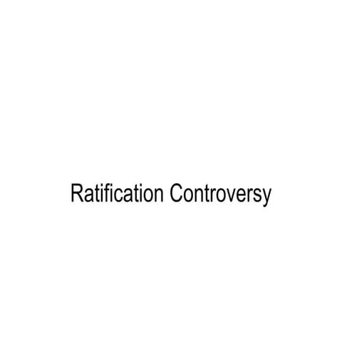 Week 4.3 ratification controversy