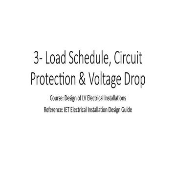 Week 4- Step 3 and 4;  DB Schedule Plus Cable Sizing.pptx