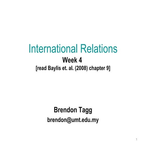 international relation 