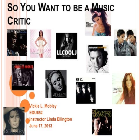 Critiquing music | PPTX