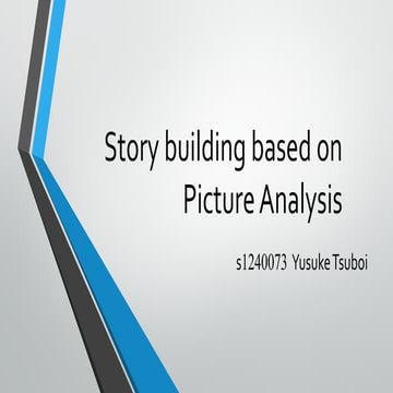 Story building based on picture analysis | PDF