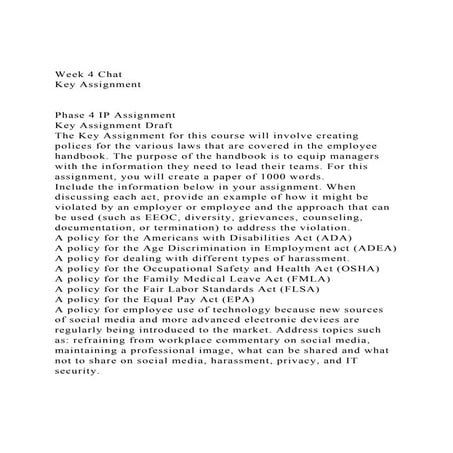 Week 4 ChatKey AssignmentPhase 4 IP AssignmentKey Assi.docx
