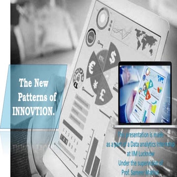 The New patterns of Innovation