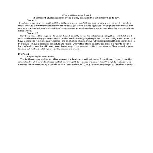 Organizing with Microsoft Excel Templates