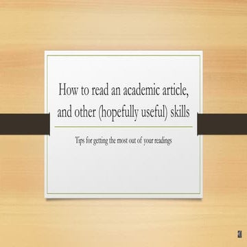 Week 4 How to Read an Academic Texts Furse.pptx