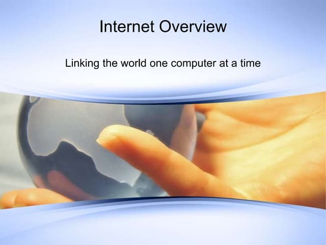 Week 4 internet overview